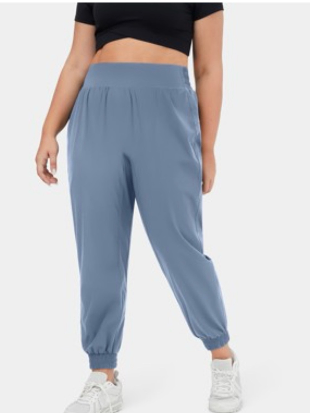 HALARA high waisted powder blue jogger